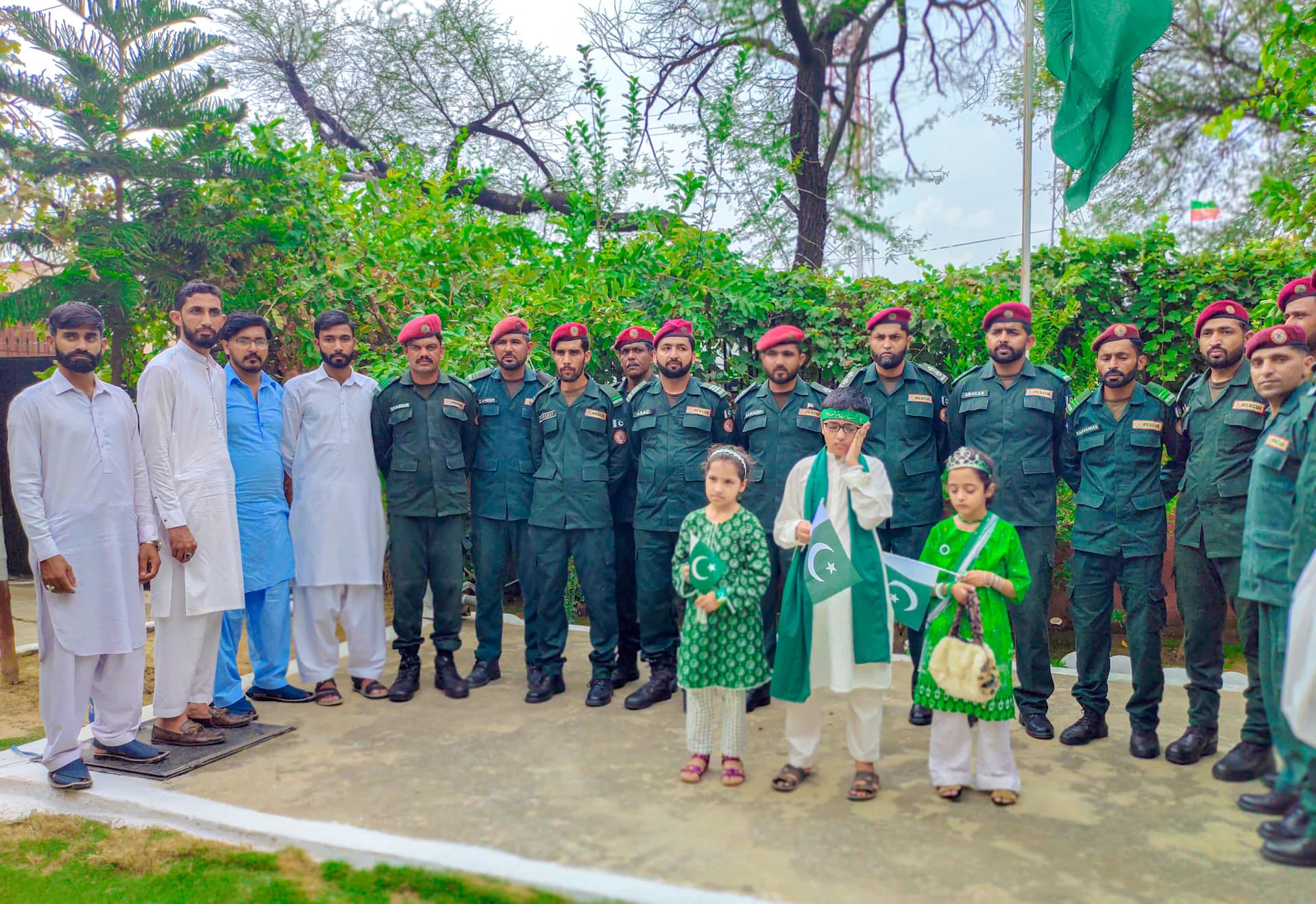 14 August 2023 — Independence Day Celebration at Rescue Office Kallar Syedan